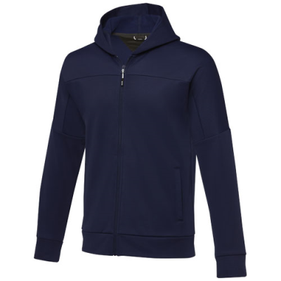 Picture of NUBIA MENS PERFORMANCE FULL ZIP KNIT JACKET in Navy.