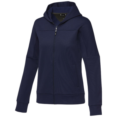 Picture of NUBIA LADIES PERFORMANCE FULL ZIP KNIT JACKET in Navy.