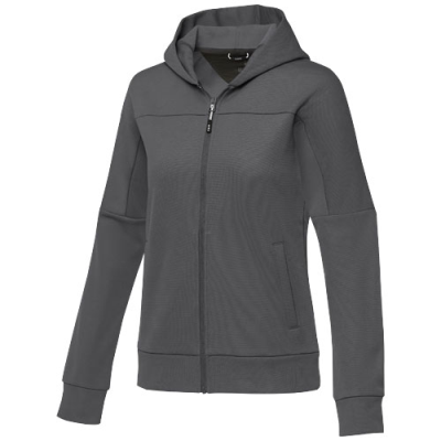 Picture of NUBIA LADIES PERFORMANCE FULL ZIP KNIT JACKET in Storm Grey.
