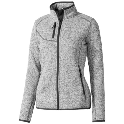 Picture of TREMBLANT LADIES KNIT JACKET in Heather Grey