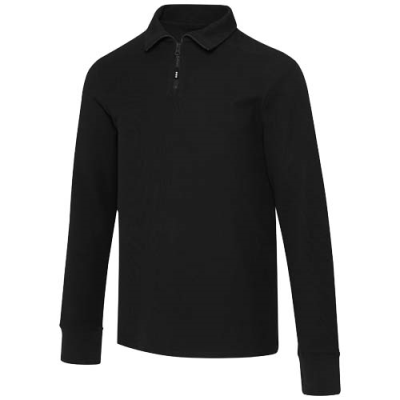 Picture of ZEUS LONG SLEEVE UNISEX HALF ZIP POLO