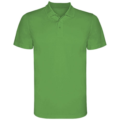 Picture of MONZHA SHORT SLEEVE CHILDRENS SPORTS POLO in Green Fern.