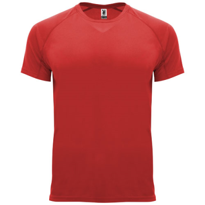 Picture of BAHRAIN SHORT SLEEVE CHILDRENS SPORTS TEE SHIRT in Red.
