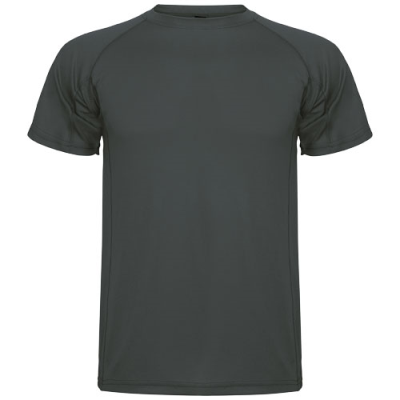 Picture of MONTECARLO SHORT SLEEVE CHILDRENS SPORTS TEE SHIRT in Dark Lead.