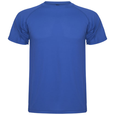 Picture of MONTECARLO SHORT SLEEVE CHILDRENS SPORTS TEE SHIRT in Royal Blue.