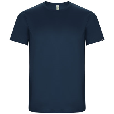 Picture of IMOLA SHORT SLEEVE CHILDRENS SPORTS TEE SHIRT in Navy Blue.