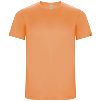 Picture of IMOLA SHORT SLEEVE CHILDRENS SPORTS TEE SHIRT in Fluor Orange.