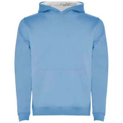 Picture of URBAN CHILDRENS HOODED HOODY in Light Blue & White