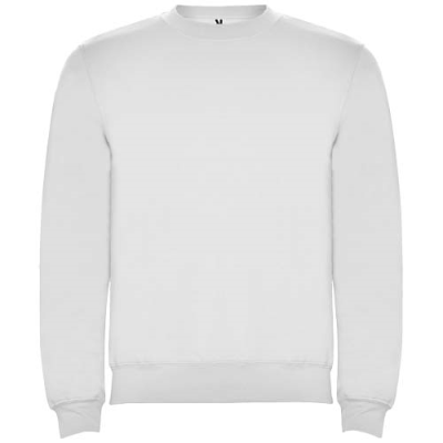 Picture of CLASICA CHILDRENS CREW NECK SWEATER in White.