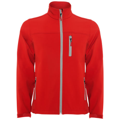 Picture of ANTARTIDA CHILDRENS SOFTSHELL JACKET in Red.
