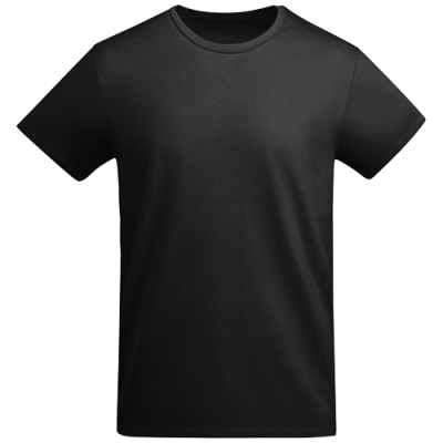 Picture of BREDA SHORT SLEEVE CHILDRENS TEE SHIRT in Solid Black.