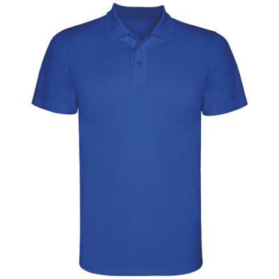 Picture of MONZHA SHORT SLEEVE MENS SPORTS POLO in Royal Blue