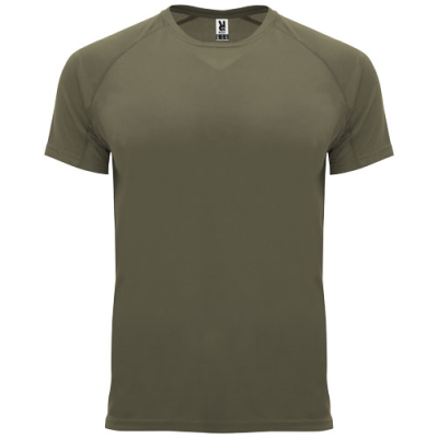 Picture of BAHRAIN SHORT SLEEVE MENS SPORTS TEE SHIRT in Militar Green.