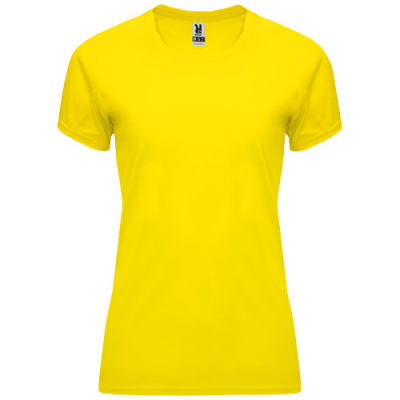 Picture of BAHRAIN SHORT SLEEVE LADIES SPORTS TEE SHIRT in Yellow.