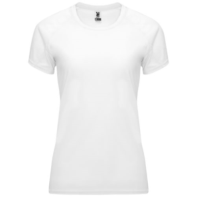 Picture of BAHRAIN SHORT SLEEVE LADIES SPORTS TEE SHIRT in White.