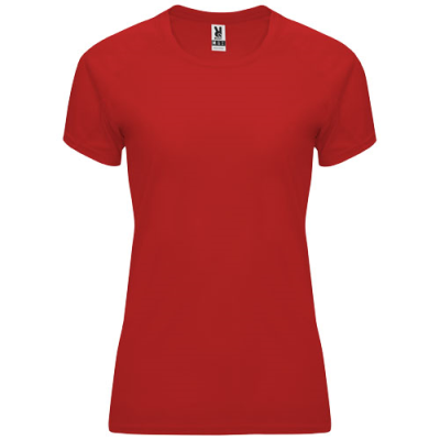 Picture of BAHRAIN SHORT SLEEVE LADIES SPORTS TEE SHIRT in Red.