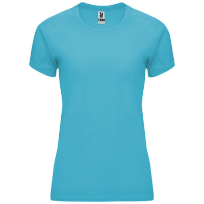 Picture of BAHRAIN SHORT SLEEVE LADIES SPORTS TEE SHIRT in Turquois.