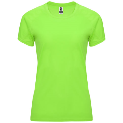 Picture of BAHRAIN SHORT SLEEVE LADIES SPORTS TEE SHIRT in Fluor Green.