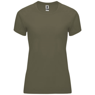 Picture of BAHRAIN SHORT SLEEVE LADIES SPORTS TEE SHIRT in Militar Green.
