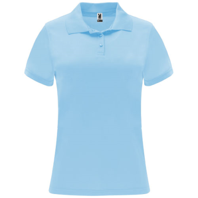 Picture of MONZHA SHORT SLEEVE LADIES SPORTS POLO in Light Blue.