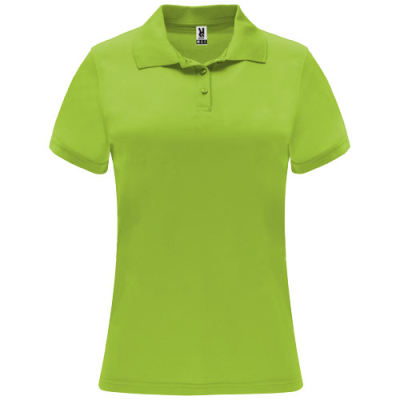 Picture of MONZHA SHORT SLEEVE LADIES SPORTS POLO in Lime  &  Green Lime