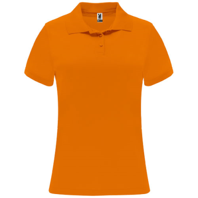 Picture of MONZHA SHORT SLEEVE LADIES SPORTS POLO in Fluor Orange.