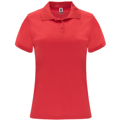 Picture of MONZHA SHORT SLEEVE LADIES SPORTS POLO in Red.