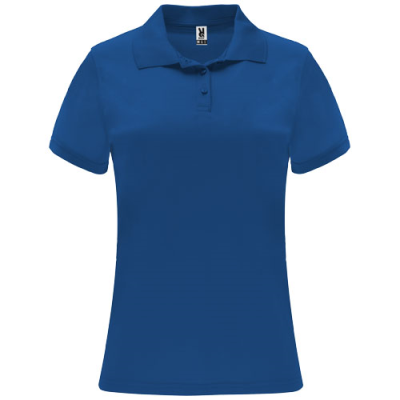 Picture of MONZHA SHORT SLEEVE LADIES SPORTS POLO in Royal Blue.