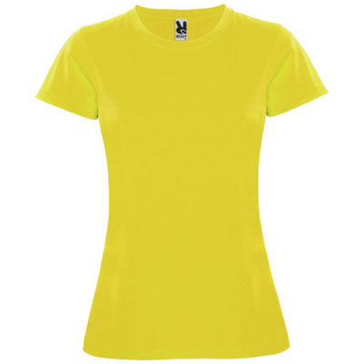 Picture of MONTECARLO SHORT SLEEVE LADIES SPORTS TEE SHIRT in Yellow.