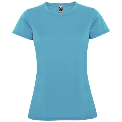 Picture of MONTECARLO SHORT SLEEVE LADIES SPORTS TEE SHIRT in Turquois.