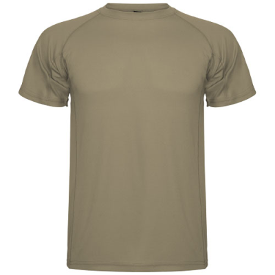 Picture of MONTECARLO SHORT SLEEVE MENS SPORTS TEE SHIRT in Dark Sand.