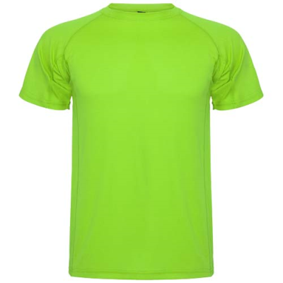 Picture of MONTECARLO SHORT SLEEVE MENS SPORTS TEE SHIRT in Lime.