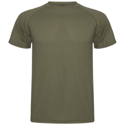 Picture of MONTECARLO SHORT SLEEVE MENS SPORTS TEE SHIRT in Militar Green.