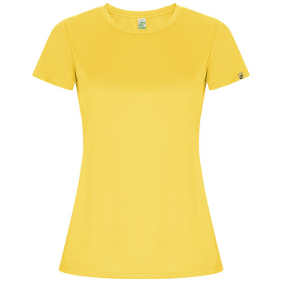 Picture of IMOLA SHORT SLEEVE LADIES SPORTS TEE SHIRT in Yellow.