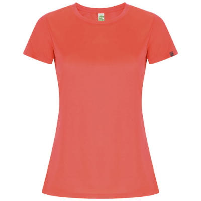 Picture of IMOLA SHORT SLEEVE LADIES SPORTS TEE SHIRT in Fluor Coral.