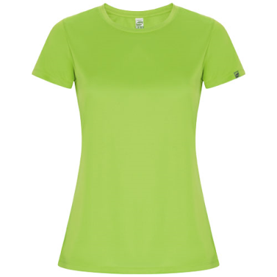 Picture of IMOLA SHORT SLEEVE LADIES SPORTS TEE SHIRT in Lime  &  Green Lime
