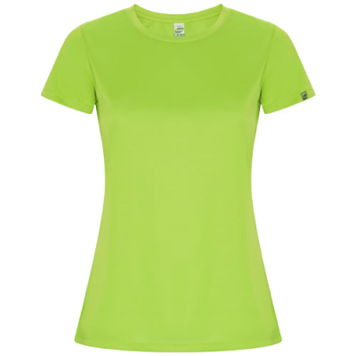 Picture of IMOLA SHORT SLEEVE LADIES SPORTS TEE SHIRT in Fluor Green.