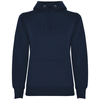 Picture of URBAN LADIES HOODED HOODY in Navy Blue.