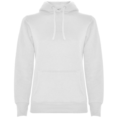 Picture of URBAN LADIES HOODED HOODY in White.