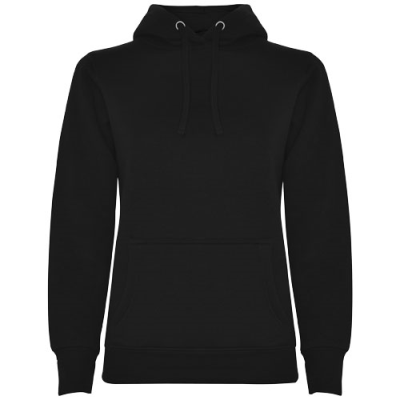 Picture of URBAN LADIES HOODED HOODY in Solid Black.