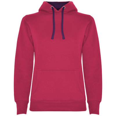 Picture of URBAN LADIES HOODED HOODY in Rossette & Purple.