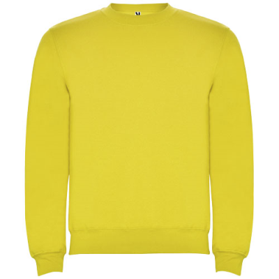 Picture of CLASICA UNISEX CREW NECK SWEATER in Yellow.