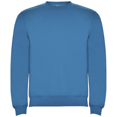 Picture of CLASICA UNISEX CREW NECK SWEATER in Ocean Blue.