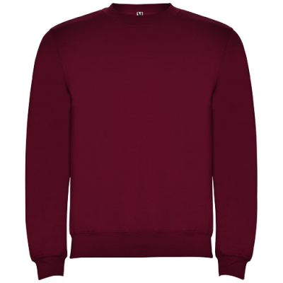 Picture of CLASICA UNISEX CREW NECK SWEATER in Garnet