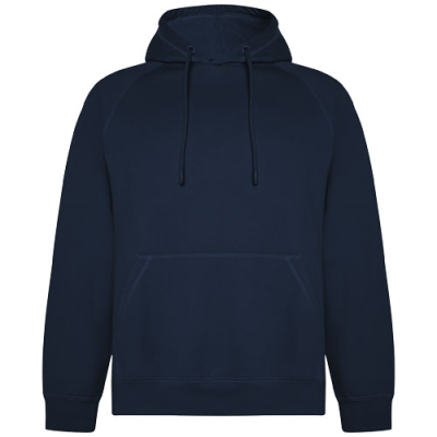 Picture of VINSON UNISEX HOODED HOODY in Navy Blue.
