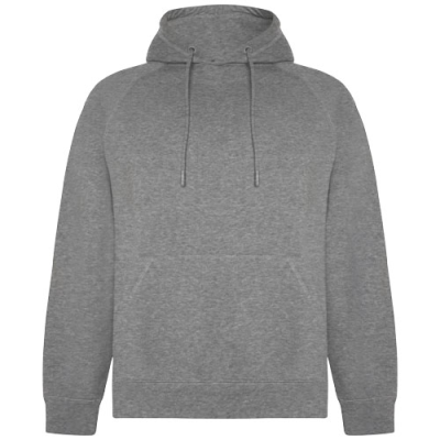 Picture of VINSON UNISEX HOODED HOODY in Marl Grey.