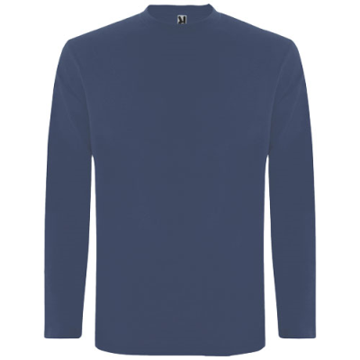 Picture of EXTREME LONG SLEEVE MENS TEE SHIRT in Blue Denim.
