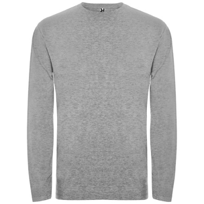 Picture of EXTREME LONG SLEEVE MENS TEE SHIRT in Marl Grey.