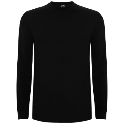 Picture of EXTREME LONG SLEEVE MENS TEE SHIRT in Solid Black.