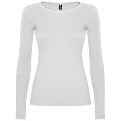 Picture of EXTREME LONG SLEEVE LADIES TEE SHIRT in White.